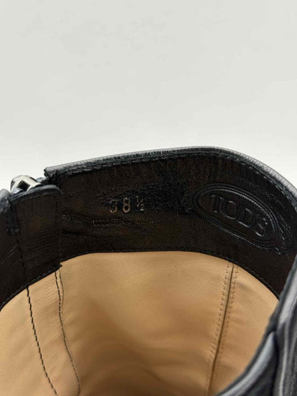 Pre - loved TOD'S Black Size EU 38.5 Ankle Boots at Reems Closet