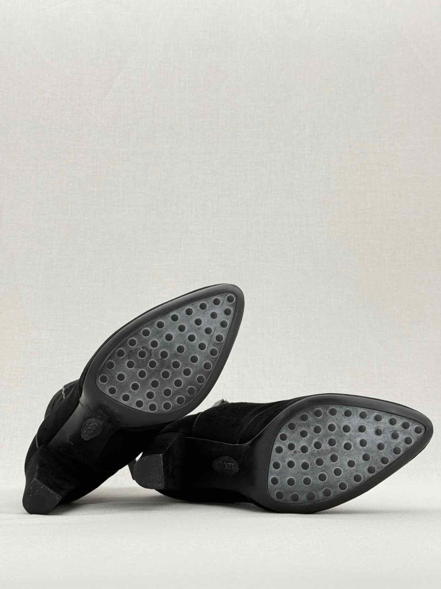 Pre - loved TOD'S Black Size EU 38.5 Ankle Boots at Reems Closet