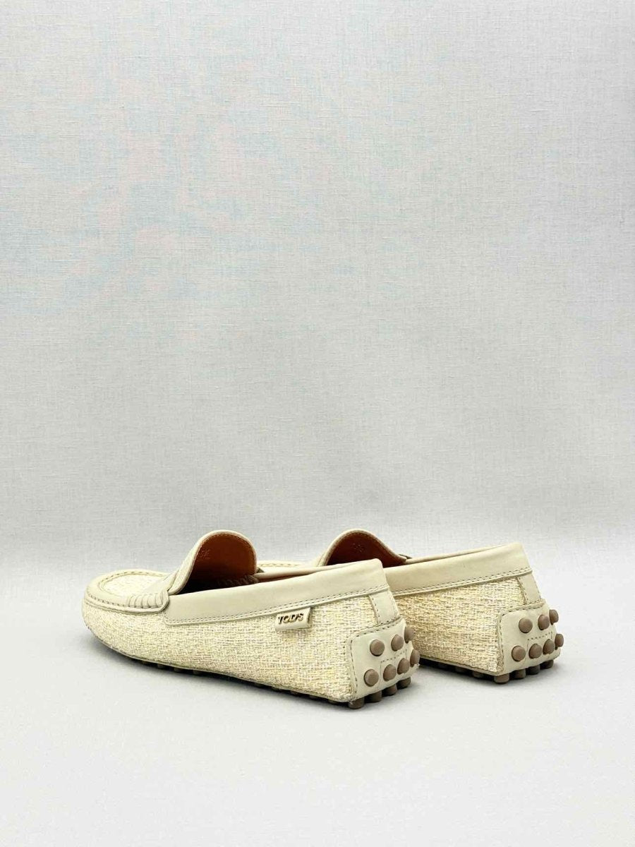 Pre-loved TOD'S Gommino Cream Size EU 35.5 Loafers at Reems Closet
