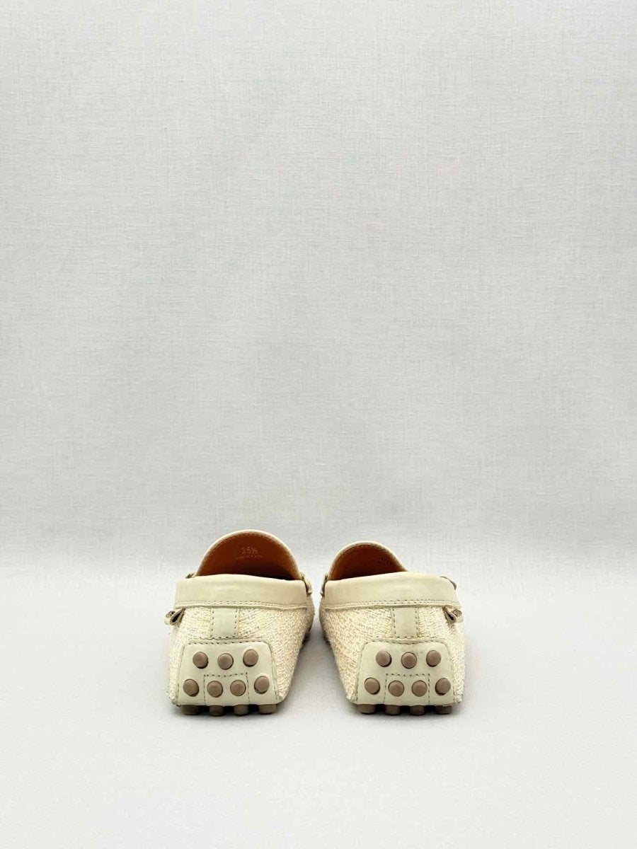 Pre-loved TOD'S Gommino Cream Size EU 35.5 Loafers at Reems Closet