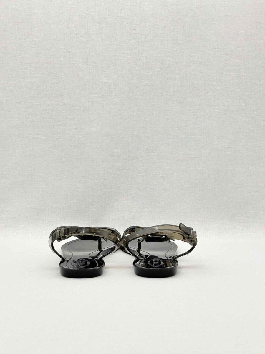 Pre-loved TOD'S Jelly Grey Size EU 39 Sandals at Reems Closet