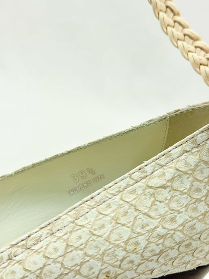 Pre - loved TOD'S Off - white Size EU 39.5 Wedges at Reems Closet