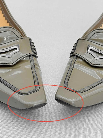 Pre - loved TOD'S Olive Green Size EU 37.5 Pumps at Reems Closet