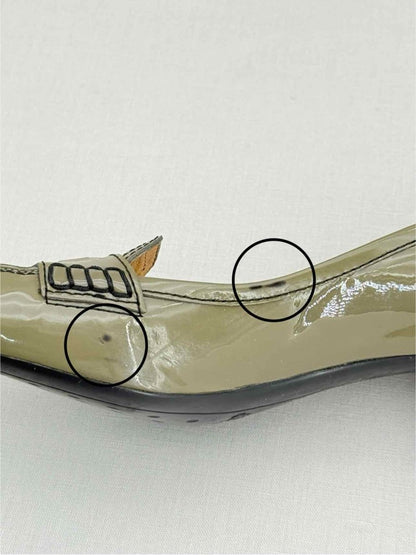 Pre - loved TOD'S Olive Green Size EU 37.5 Pumps at Reems Closet