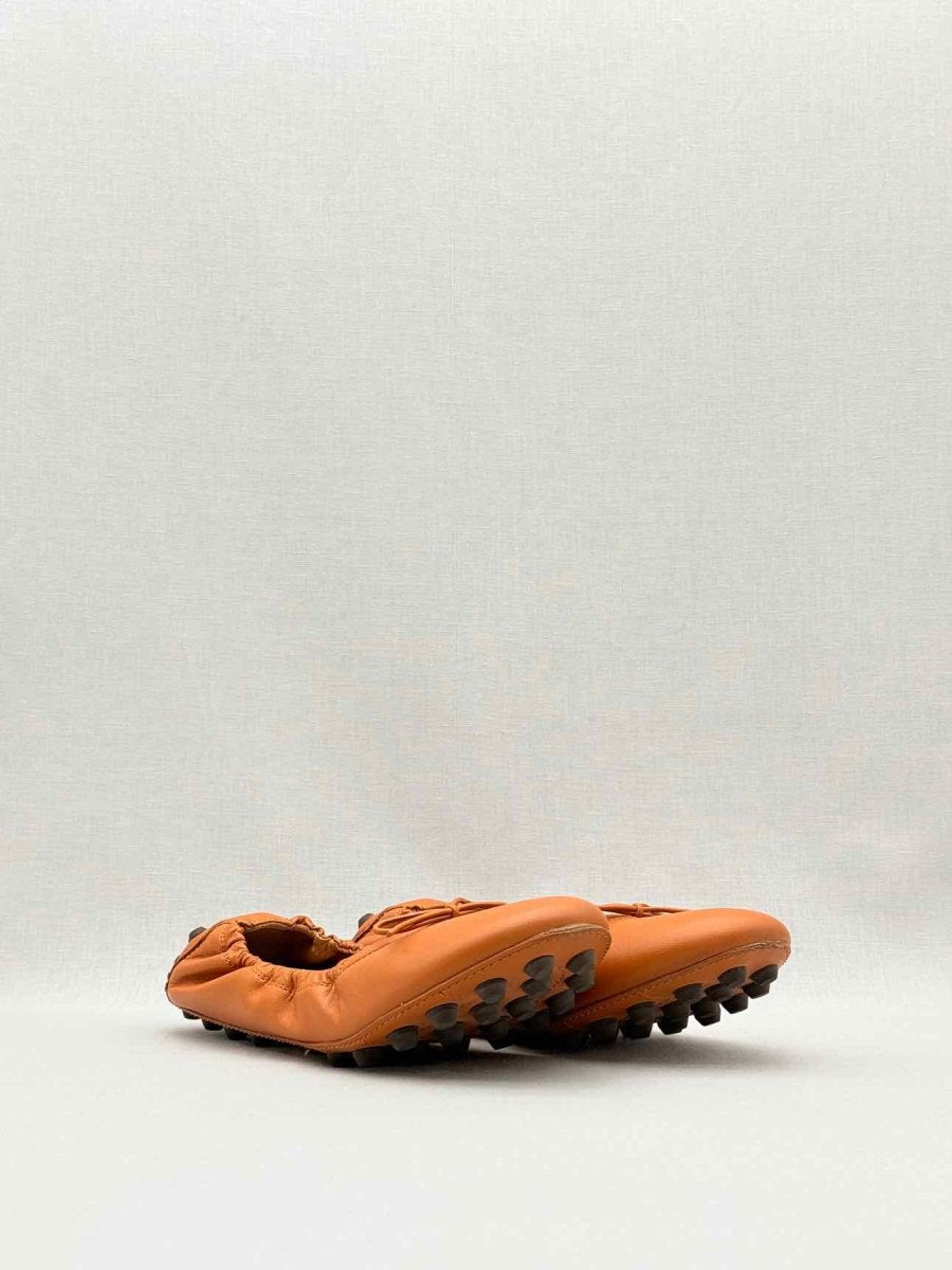 Pre - loved TOD'S Orange Size EU 38.5 Ballet Flats at Reems Closet