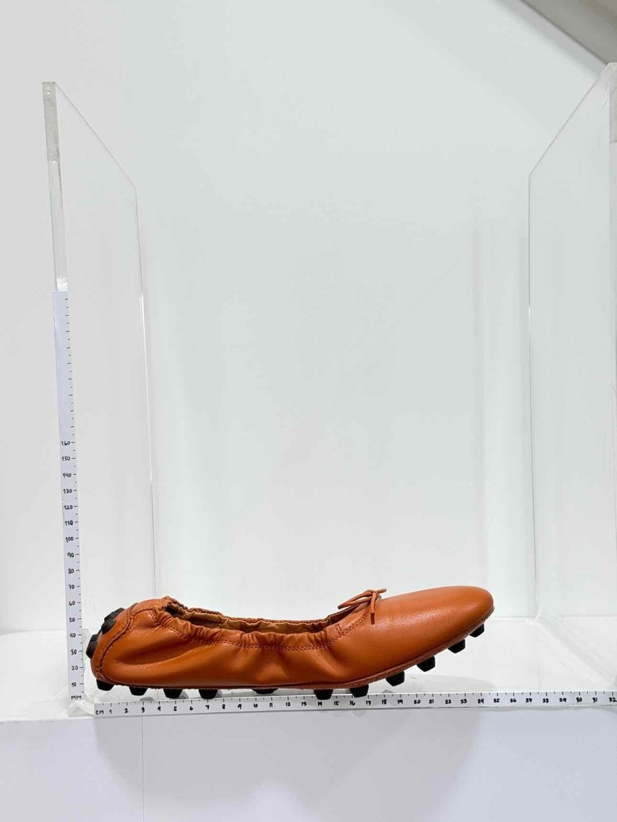 Pre - loved TOD'S Orange Size EU 38.5 Ballet Flats at Reems Closet
