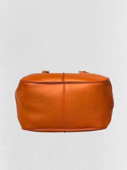 Pre - loved TOD'S Orange Top Handle at Reems Closet