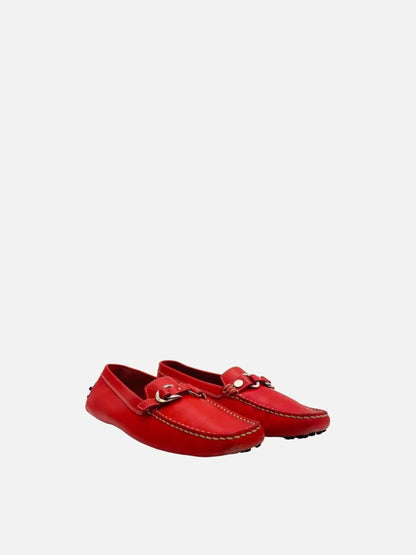 Pre-loved TOD'S Red Loafers from Reems Closet