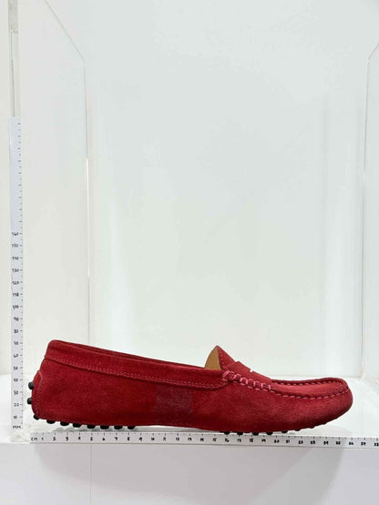 Pre - loved TOD'S Red Size EU 39 Loafers at Reems Closet