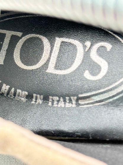 Pre-loved TOD'S Scrunch Nude Size EU 38.5 Ballet Flats at Reems Closet