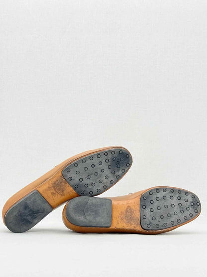 Pre - loved TOD'S T - bar Brown Size EU 39 Flats at Reems Closet