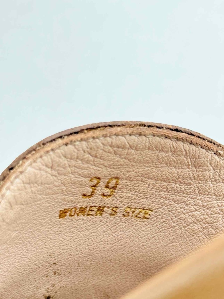 Pre - loved TOD'S T - bar Brown Size EU 39 Flats at Reems Closet