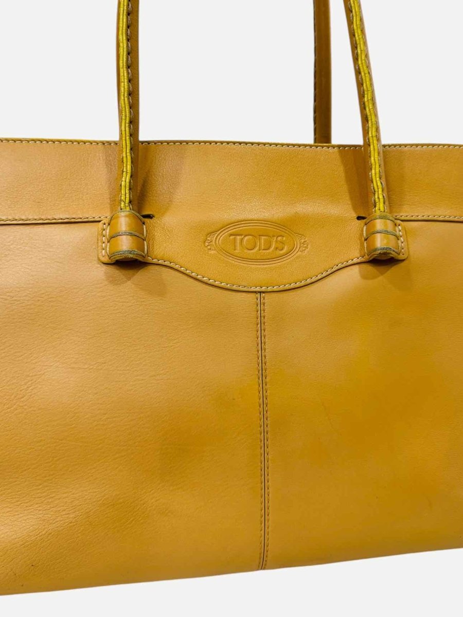 Pre - loved TOD'S Tan Shoulder Bag at Reems Closet