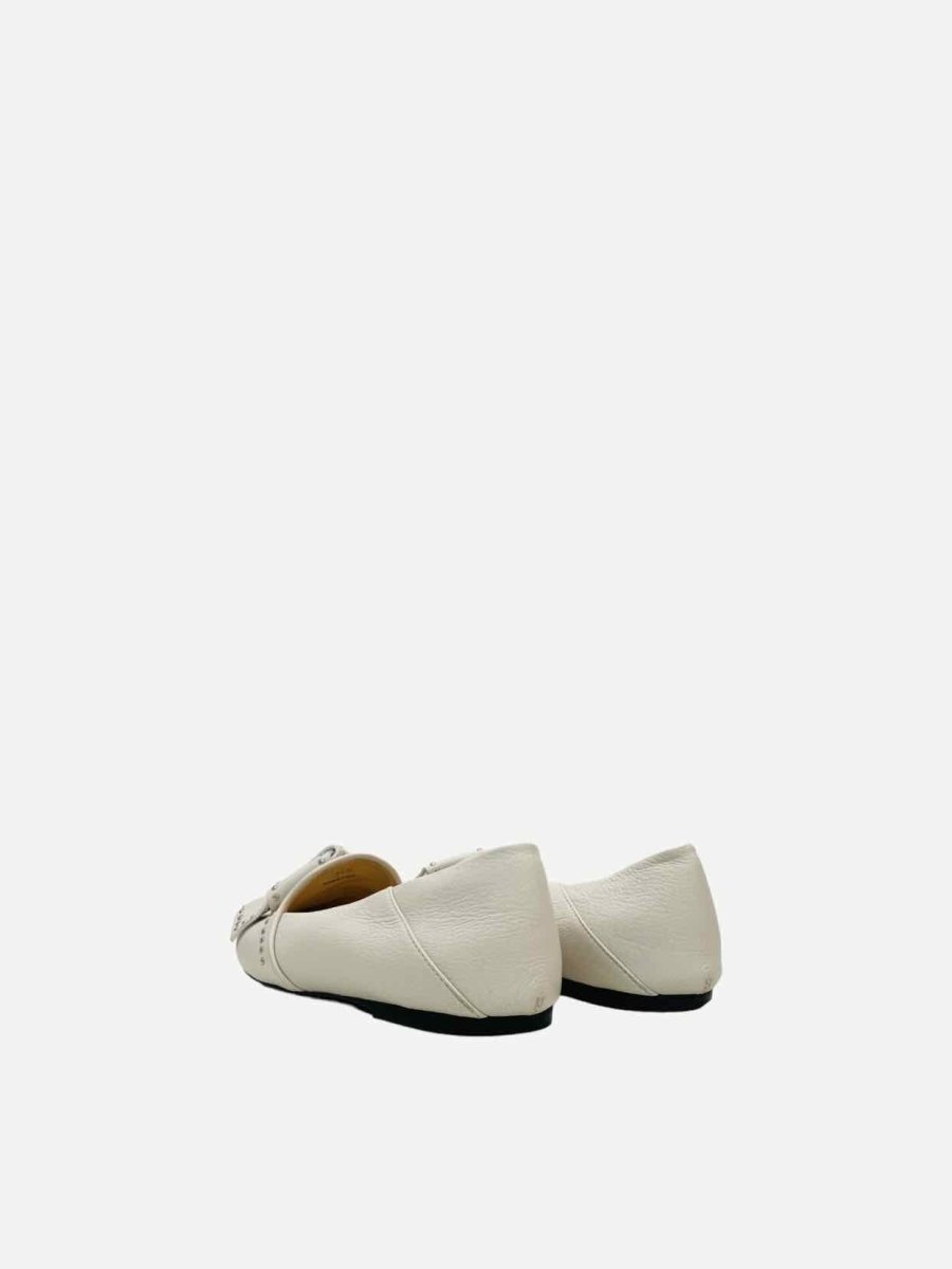 Pre - loved TOD'S White Loafers 35.5 at Reems Closet