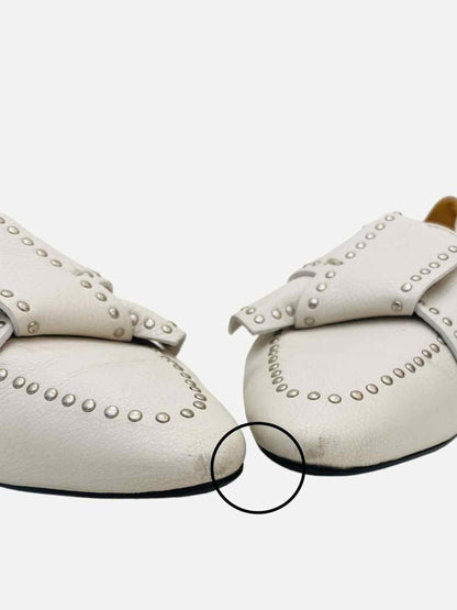 Pre - loved TOD'S White Loafers 35.5 at Reems Closet