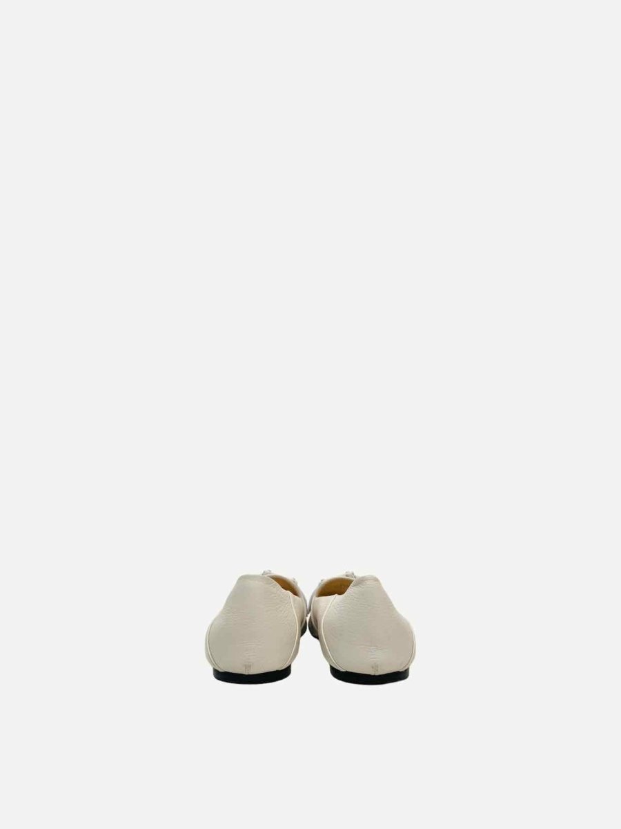 Pre - loved TOD'S White Loafers 35.5 at Reems Closet