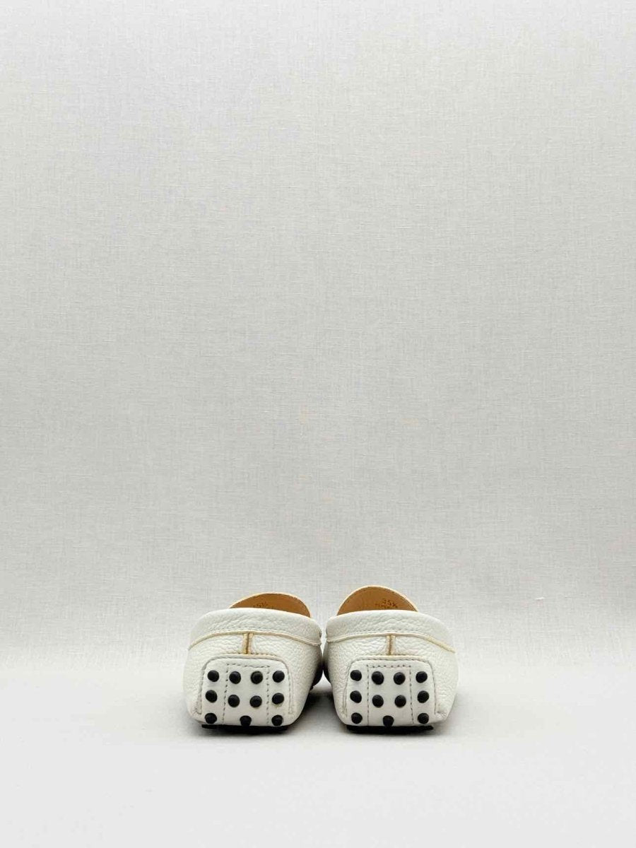 Pre - loved TOD'S White Size EU 35.5 Loafers at Reems Closet