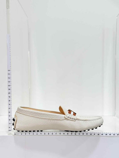 Pre - loved TOD'S White Size EU 35.5 Loafers at Reems Closet