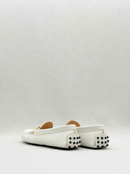 Pre - loved TOD'S White Size EU 35.5 Loafers at Reems Closet