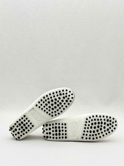 Pre - loved TOD'S White Size EU 35.5 Loafers at Reems Closet
