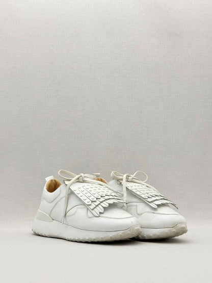 Pre - loved TOD'S White Studded Size EU 38.5 Sneakers at Reems Closet