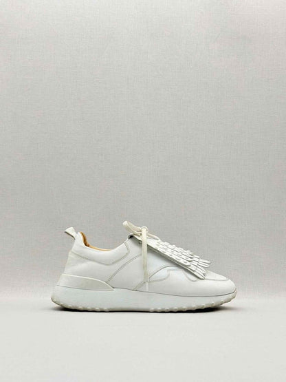 Pre - loved TOD'S White Studded Size EU 38.5 Sneakers at Reems Closet
