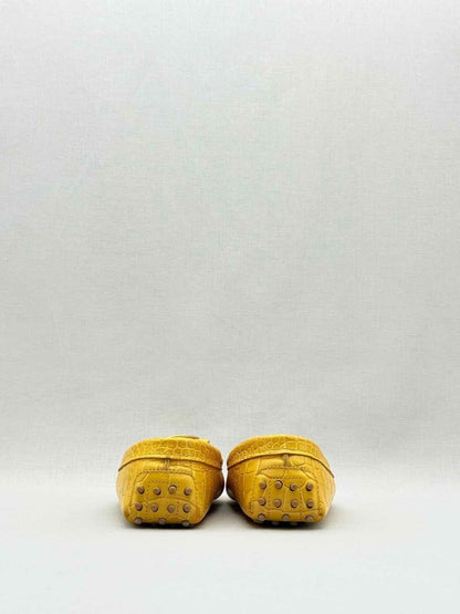 Pre - loved TOD'S Yellow Fringed Size EU 39 Loafers at Reems Closet