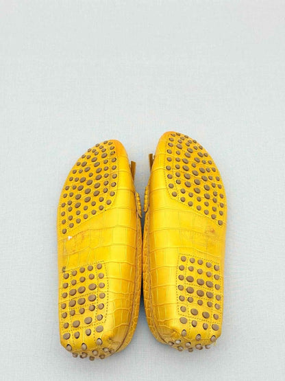Pre - loved TOD'S Yellow Fringed Size EU 39 Loafers at Reems Closet