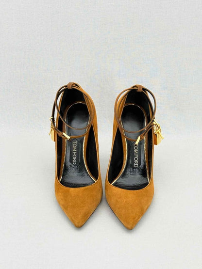 Pre - loved TOM FORD Ankle Lock Caramel Size EU 38 Pumps at Reems Closet
