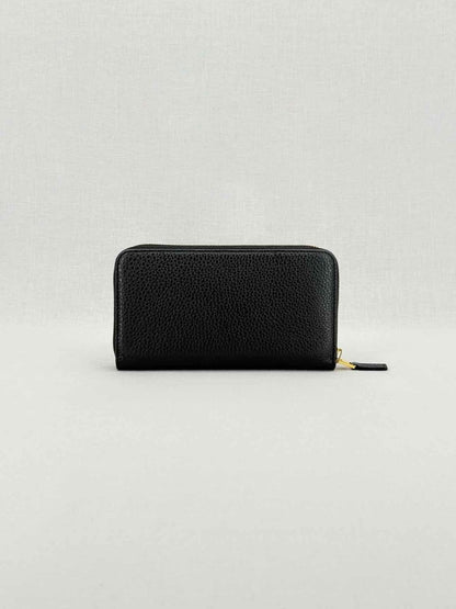 Pre - loved TOM FORD Black Logo Print Continental Wallet at Reems Closet