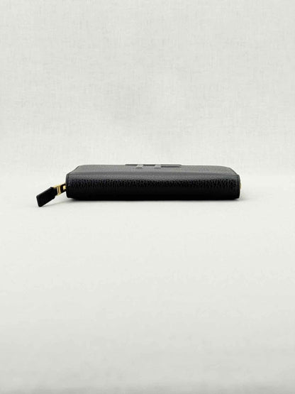 Pre - loved TOM FORD Black Logo Print Continental Wallet at Reems Closet