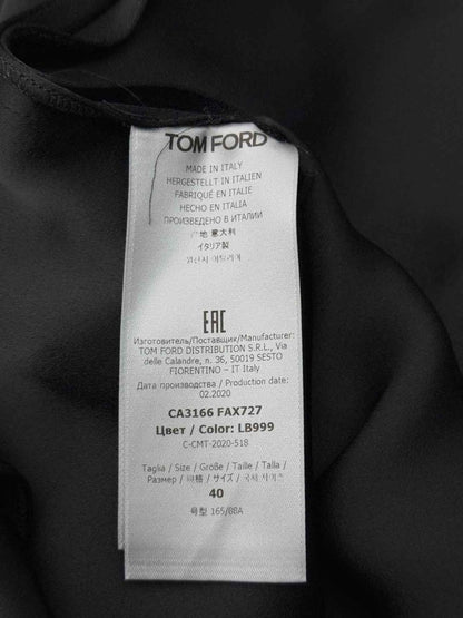 Pre-loved TOM FORD Black Size US 4 Blouse at Reems Closet