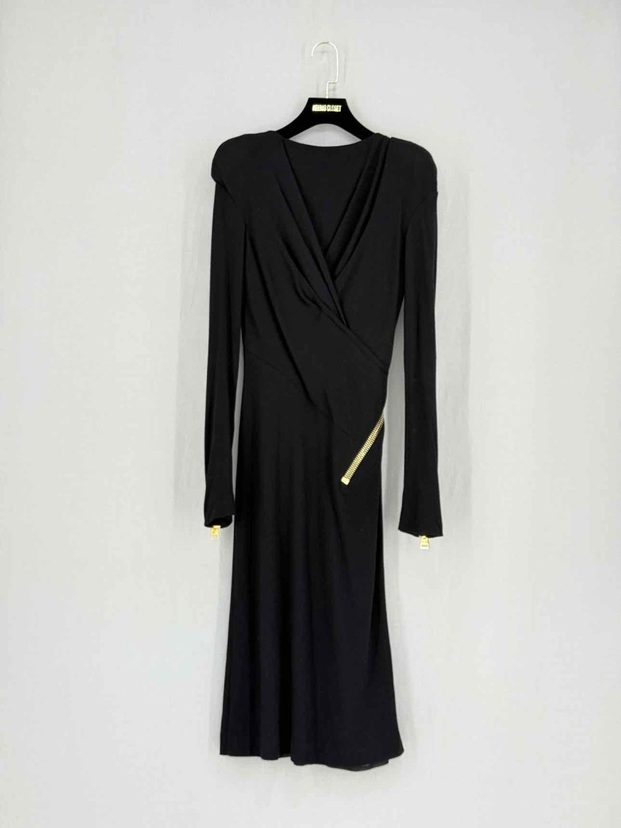 Pre - loved TOM FORD Black Size US 4 Knee Length Dress at Reems Closet