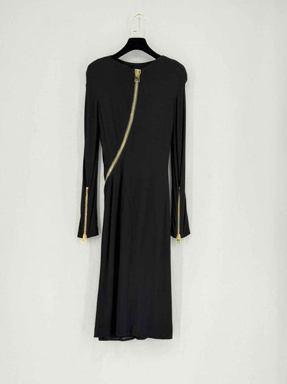 Pre - loved TOM FORD Black Size US 4 Knee Length Dress at Reems Closet