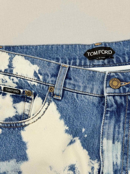 Pre-loved TOM FORD Blue & White Size 27 Jeans at Reems Closet