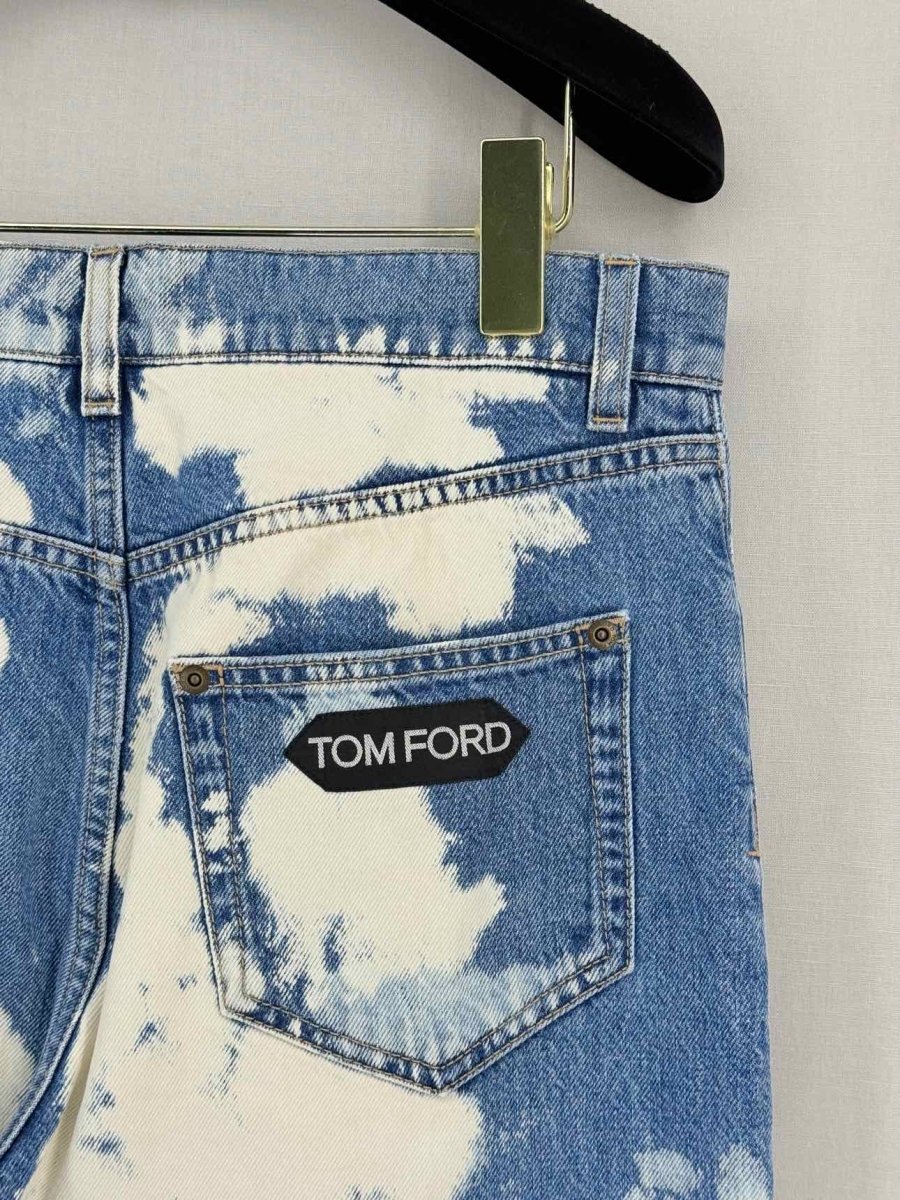 Pre-loved TOM FORD Blue & White Size 27 Jeans at Reems Closet