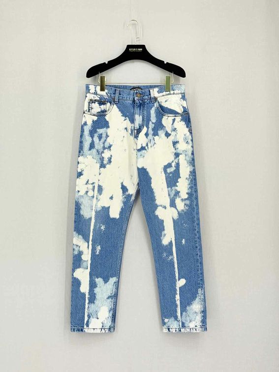 Pre-loved TOM FORD Blue & White Size 27 Jeans at Reems Closet