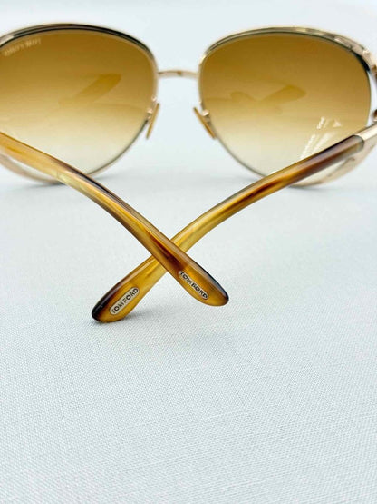 Pre - loved TOM FORD Bronze Sunglasses at Reems Closet