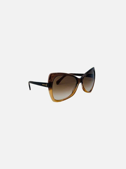 Pre - loved TOM FORD Brown Multicolor Sunglasses at Reems Closet