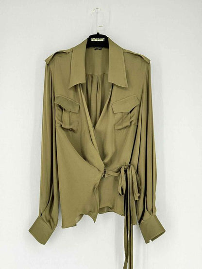 Pre - loved TOM FORD Khaki Size US 6 Shirt at Reems Closet