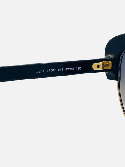 Pre - loved TOM FORD Liane TF Black Sunglasses at Reems Closet