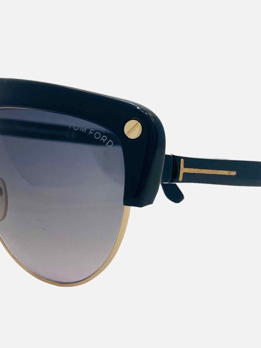 Pre - loved TOM FORD Liane TF Black Sunglasses at Reems Closet