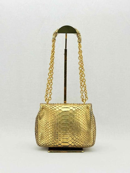 Pre - loved TOM FORD Natalia Gold Shoulder Bag at Reems Closet