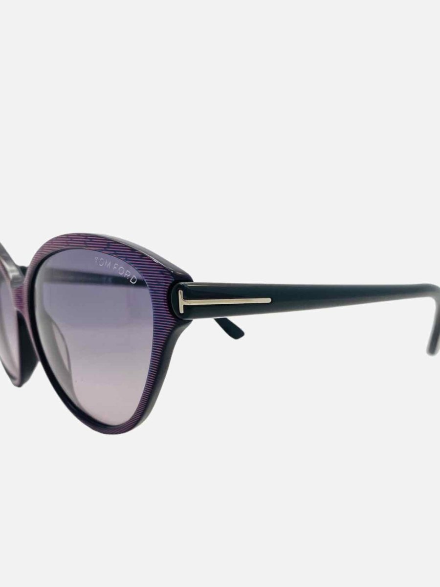 Pre - loved TOM FORD Priscilla Black & Pink Sunglasses at Reems Closet