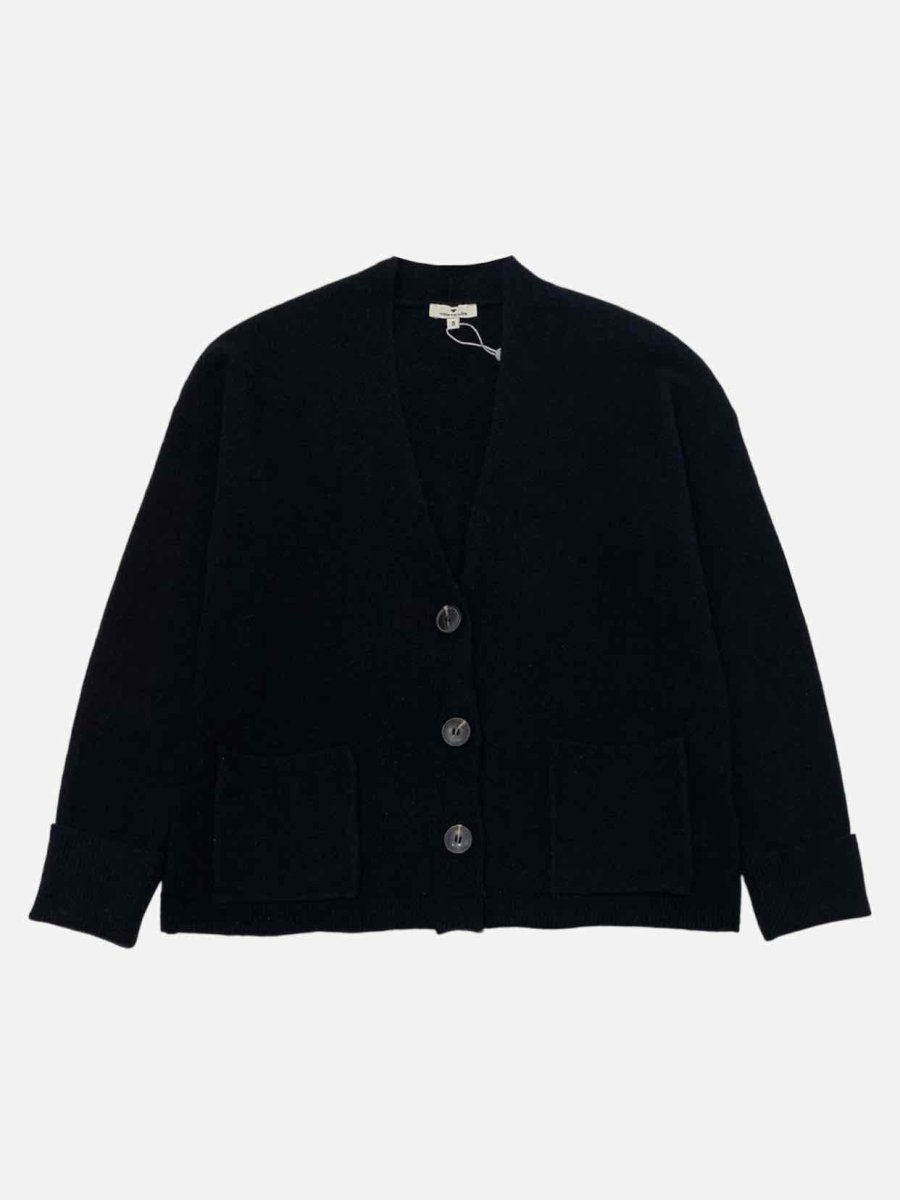 Pre - loved TOM TAILOR Classic Black Cardigan at Reems Closet