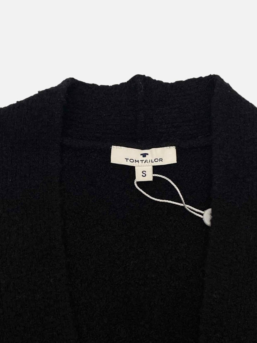 Pre - loved TOM TAILOR Classic Black Cardigan at Reems Closet