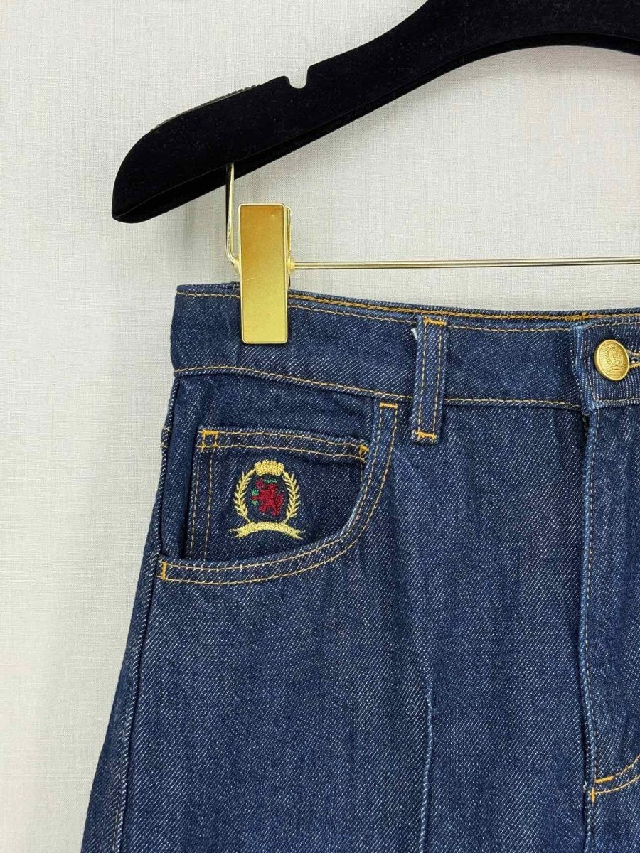 Pre-loved TOMMY HILFIGER Dark Blue Size 32 Jeans at Reems Closet