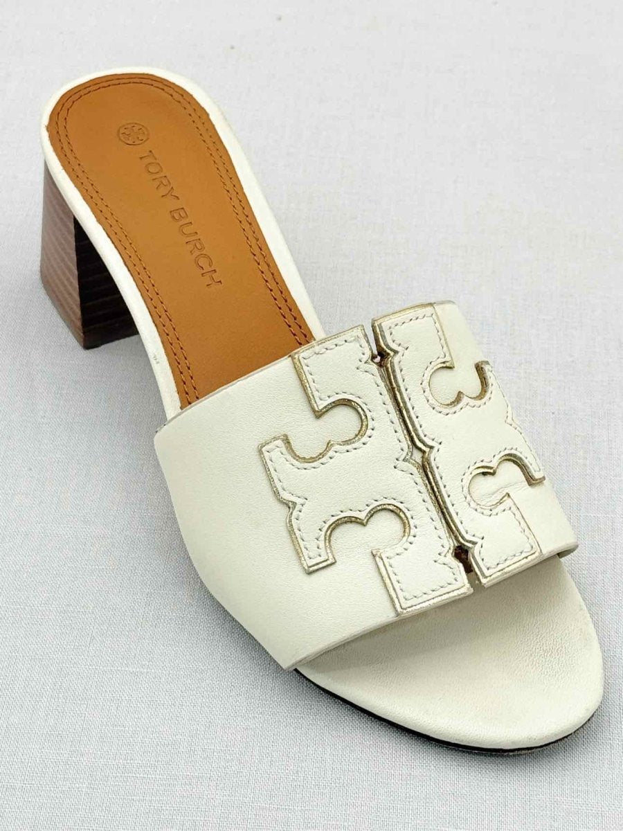 Pre - loved TORY BURCH Beige Size EU 35.5 Heeled Sandals at Reems Closet