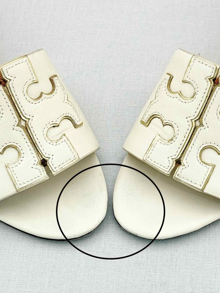 Pre - loved TORY BURCH Beige Size EU 35.5 Heeled Sandals at Reems Closet