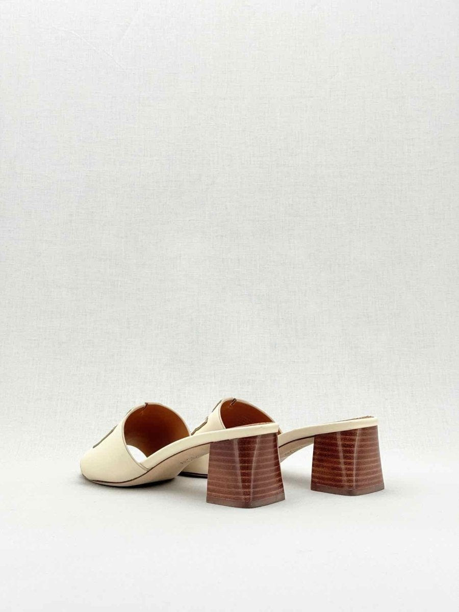 Pre - loved TORY BURCH Beige Size EU 35.5 Heeled Sandals at Reems Closet